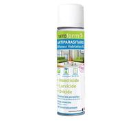 VETOFORM | Insecticide habitat | diffuseur automatique | Puces, Tiques, Punaises de lit | 250 ml | 60 m² | Fabriqué en France | Efficacité testée et prouvée