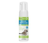 VETOFORM | Mousse Antiparasitaire Chien et Chat | sans rinçage | 150 ML | sans Colorant | Efficacité prouvée | Fabriqué en France