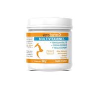 Vétoform Multivitamines Chien et Chat | Complément Alimentaire Vitalité en Poudre | 7 Vitamines et Oligo-éléments | Tonus et Vitalité - Fabriqué en France | Pot 100 g