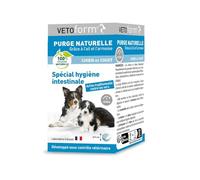 Vétoform Purge Naturelle Chien & Chiot | Hygiène Intestinale & Digestion | Comprimés aux Extraits d’Ail, Thym & Échinacée | Équilibre Digestif | Dès 1 Mois | 50 Comprimés | Laboratoire Français
