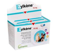 Vetoquinol Zylkene 75 mg Gélules – Complément alimentaire pour chien – Pack 4 x 10 (40)