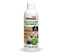 Clément Thékan Vétosan Shampoing Peaux Sensibles - Extrait de cassis bio - Chiens et Chats 200 ml