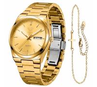 Vetra Montre de luxe étanche pour femme, montres en or complet, montres
