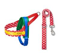 VETRESKA Ensemble Harnais et Laisse pour Chien, Harnais à Marche Facile pour Chiens de Grande Taille, Harnais pour Chiots Anti-Traction pour Promenade et Entraînement, Ajustable, Anti-Torsion, L