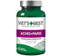 Vets Best Aches+Pains Compléments pour Chiens pour soulager Les douleurs, Formule Naturelle sans aspirine