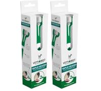 Vet's Best Brosse à Dents à Trois Têtes pour Chien (Lot de 2)