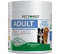 Vet's Best Comprimés à mâcher Quotidiens - Compléments Alimentaires pour Chiens Adultes, Saveur Poulet