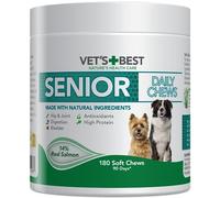 Vet's Best Comprimés à mâcher Quotidiens - Compléments Alimentaires pour Chiens âgés, Saveur Saumon
