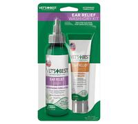 Vets Best Nettoyeur D'Oreilles Set pour Chiens 118 ML + 56 G, Neuf