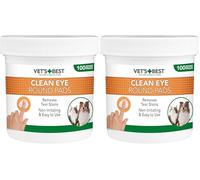 Vet's Best Serviette Doigt pour Chien 100 Pièces (Lot de 2)