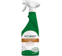 Vet's Best Spray Anti-puces, tiques et acariens pour Chiens, Formule à Base de Plantes 500ml