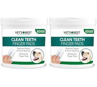 Vet's Best Tampons de ettoyage des Dents pour Chiens, Meute de 50 (Lot de 2)