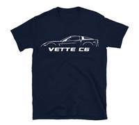 Vette C6 Sports Car T-Shirt Modern Racing Coupe Tee Gift for Car Enthusiasts