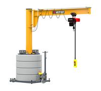 VETTER Krantechnik Vetter Grue mobile à colonne pivotante MOBILUS MOB12-AS2,5-4,0 avec palan électrique 250 kg, 4,0 m Quantité:1