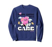 Veuillez le manipuler avec soin en forme de cœur Sweatshirt