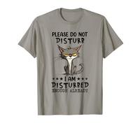 Veuillez ne Pas déranger Funny Cat Meme T-Shirt