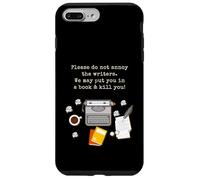 Veuillez ne Pas embêter l'écrivain, Le romancier, l'auteur, la Machine à écrire Coque pour iPhone 7 Plus/8 Plus
