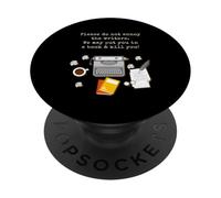 Veuillez ne Pas embêter l'écrivain, Le romancier, l'auteur, la Machine à écrire PopSockets PopGrip Adhésif