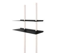 Veuillez Patienter pour Être Assis. Ensemble de 2 Grand Étagères Smile Noir