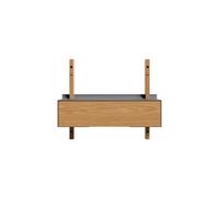 Veuillez Patienter pour Être Assis. Tiroir Smile 50 cm Chêne/ Gris