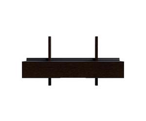 Veuillez Patienter pour Être Assis. Tiroir Smile 80 cm Chêne Fumé/ Noir