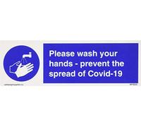 Veuillez vous laver les mains - éviter la propagation de Covid-19