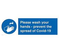 Veuillez vous laver les mains - éviter la propagation de Covid-19