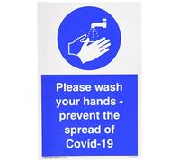 Veuillez vous laver les mains - éviter la propagation de Covid-19
