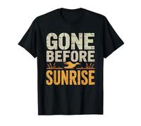 Veuve Chasse Au Canard Parti Avant Lever du Soleil Aube T-Shirt