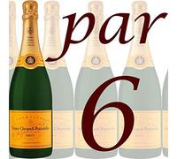 VEUVE CLICQUOT-Champagne Veuve Clicquot Brut "Carte Jaune x6