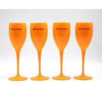 Veuve Clicquot Lot de 4 pièces en acrylique pour inondations Ice Champagne Imperial (Orange)