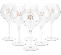 Veuve Clicquot Rich Lot de 6 verres à champagne en acrylique avec logo VCP