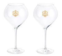 Veuve Clicquot VCP Lot de 2 flûtes à champagne en acrylique