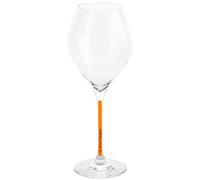 Veuve Clicquot Verre à champagne Trendy Prestige Jaune Flote avec tige orange 280 ml (1 pièce)