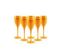 Veuve Clicquot Yellow Label Lot de 6 flûtes à champagne