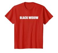Veuve Noire T-Shirt, Enfant, Rouge, 8 Ans