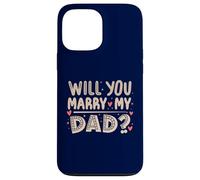 Veux-tu épouser Mon père, Proposition sincère, Fils drôle et Mignon Coque pour iPhone 13 Pro Max