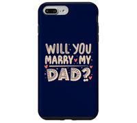 Veux-tu épouser Mon père, Proposition sincère, Fils drôle et Mignon Coque pour iPhone 7 Plus/8 Plus