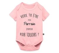 Veux Tu Être Mon Parrain Demande Baptême Body Manches Courtes Bébé Bio