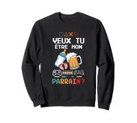 Veux Tu Être Mon Parrain Tee Homme Gamer Humour Gaming Sweatshirt