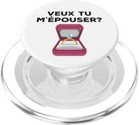 Veux-tu m'épouser? Proposition De Mariage PopSockets PopGrip pour MagSafe