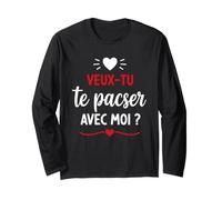 Veux-tu Te Pacser avec Moi Couple Amour Demande De Pacs Manche Longue