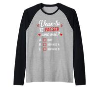 Veux-tu Te Pacser avec Moi Couple Amour Demande De Pacs Manche Raglan