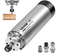VEVOR 1,5KW Moteur Broche CNC Refroidissement Par Air Refroidi Des Roulements Importés D'Allemagne 65 * 239 mm Vitesse 24000 tr/min ER11 Conception de L'équilibre Dynamique Dissipation de la Chaleur