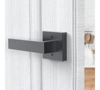 VEVOR Paire de Poignée de Porte sans Trou Béquille de Porte Décorative Réversible Droite-Gauche Poignée de Tirage/Poussée Unilatérale Sans Verrou Ni Loquet Non Tournante pour Meuble Placard Garde-Robe
