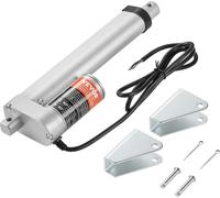 VEVOR 1000N Actionneur linéaire DC 12V Actionneur linéaire IP54 Moteur électrique linéaire 150mm de course Niveau sonore ≤50dB Gâche électrique 14mm/s Vitesse de déplacement Technique linéaire Actionn