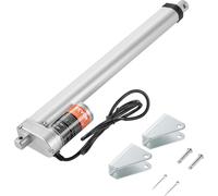 VEVOR 1000N Actionneur linéaire DC 12V Actionneur linéaire IP54 Moteur électrique linéaire 300mm de longueur de course Niveau sonore ≤50dB Gâche électrique 14mm/s Vitesse de déplacement Technique liné