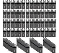 VEVOR 100x Lames de scie multi-outils Set d'accessoires oscillants HCS+acier inoxydable Lame de scie segmentée multi-outils 1-3/8 pouces Set d'accessoires pour outils multifonctions 45-47 HRC