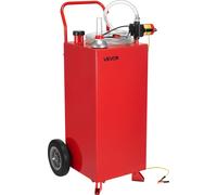 VEVOR Bidon d'Essence et Diesel sur Roues, 113,5 L, Réservoir de Carburant avec Pompe Électrique, Tuyau 3 m, Chariot de Ravitaillement Stockage de Carburant pour VTT, Voiture, Tondeuse, Bateau, Moto