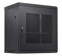 VEVOR Armoire serveur réseau 12U - Mural 394 mm - 90 kg - Panneaux latéraux et porte verrouillable